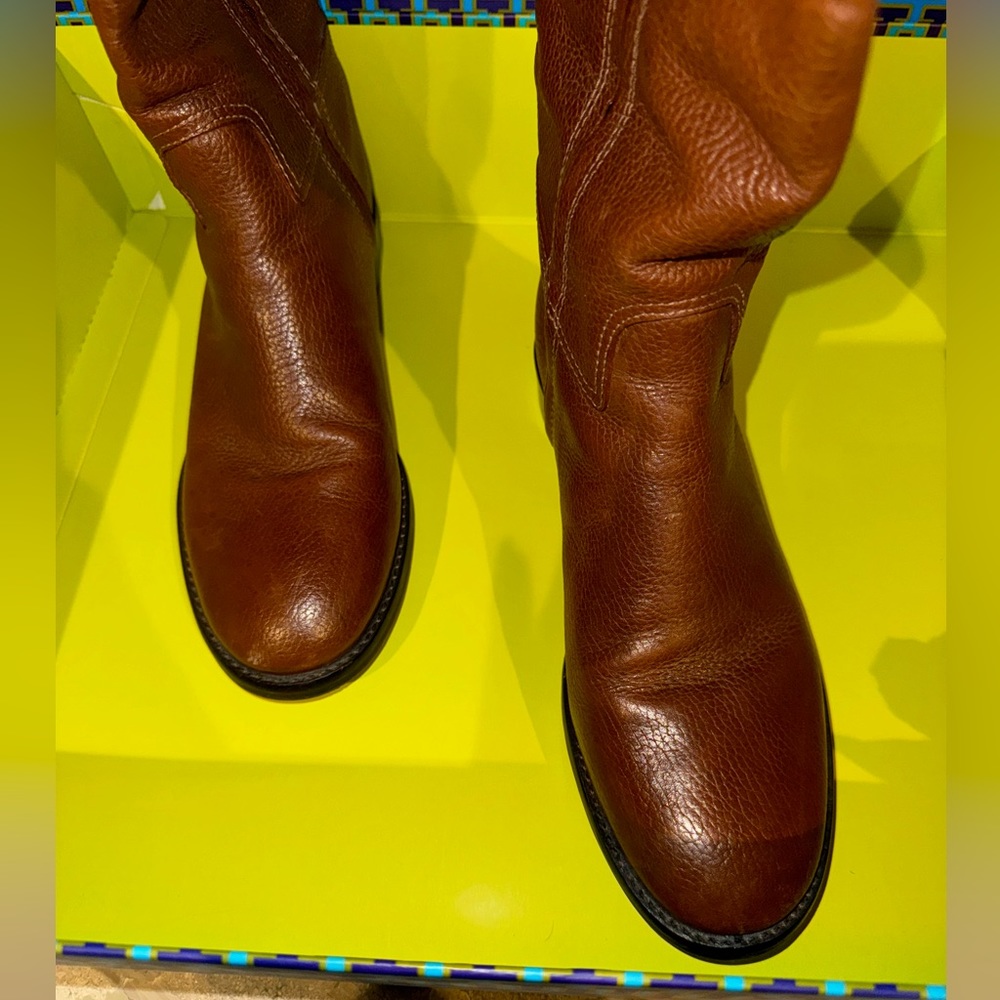 Tory Burch Leather Riding Boots - Picture 3 of 6